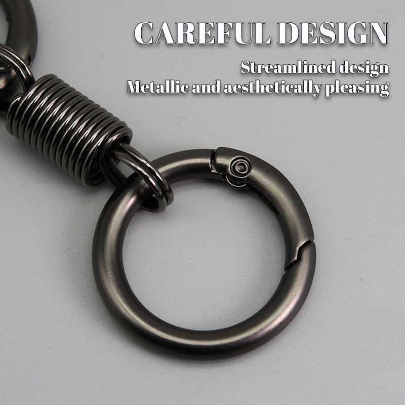 (š„2025 Last Day Promotion - 49% off)Nordic Retro Spring Double Ring Keychain