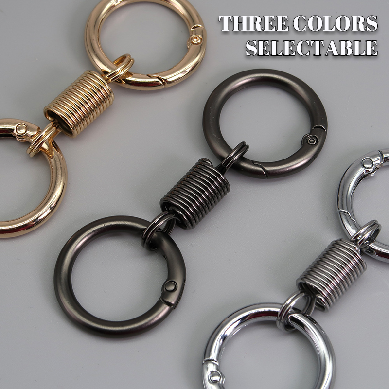 (š„2025 Last Day Promotion - 49% off)Nordic Retro Spring Double Ring Keychain
