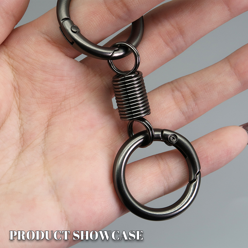 (š„2025 Last Day Promotion - 49% off)Nordic Retro Spring Double Ring Keychain